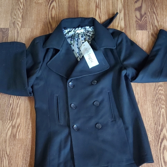 Cloth logic womens coat large black - Picture 1 of 6